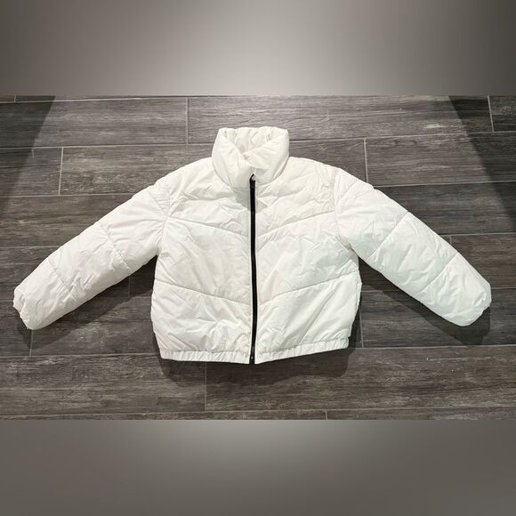 Wild Fable White Puffer Jacket Size L - Picture 5 of 6